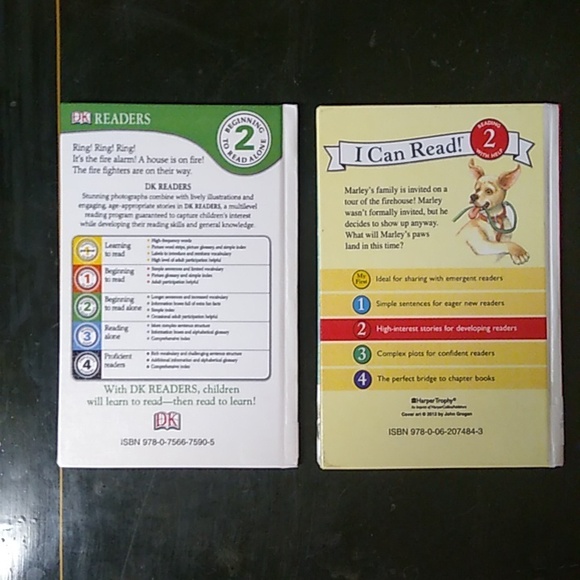 Fire Fighter Marley Dog I Can Read Level 2 Reader Preschool Homeschool Daycare - Picture 2 of 9